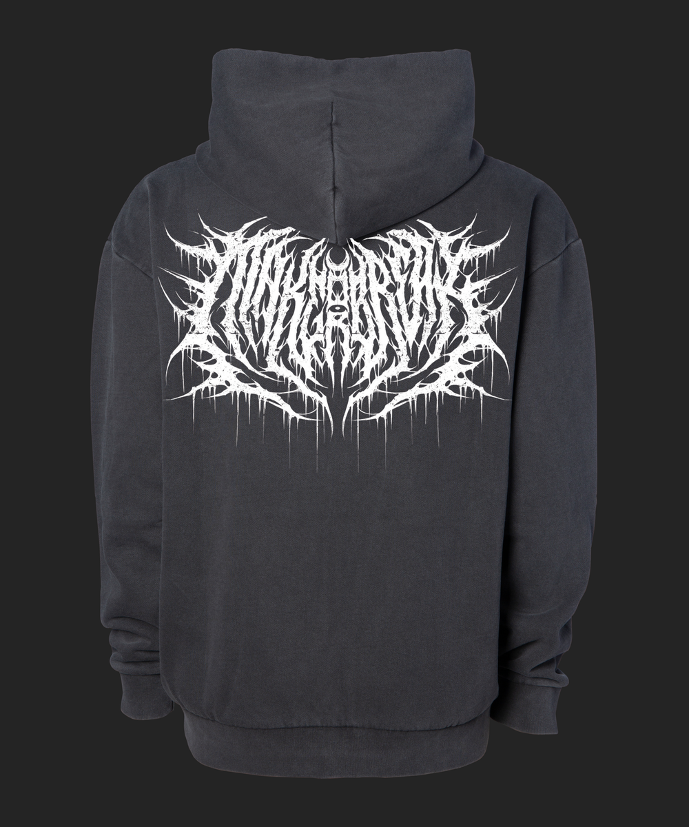 CHAOS ZIP-UP HOODIE - VINTAGE BLACK – Make or Break Apparel