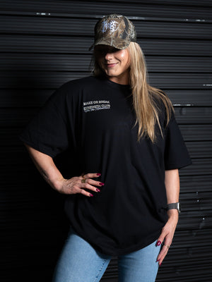 STRENGTH CLUB TEE - BLACK/CAMO