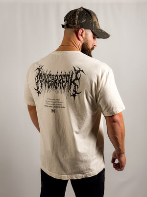 PMWB HEAVYWEIGHT TEE - BONE