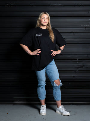 STRENGTH CLUB TEE - BLACK/CAMO
