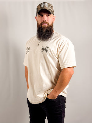 PMWB HEAVYWEIGHT TEE - BONE