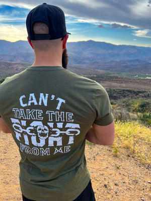 FIGHT TEE - MILITARY GREEN